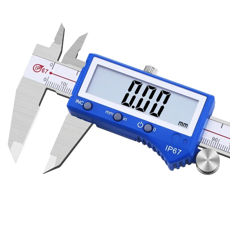 IP67 Waterproof And Oil-Proof Digital Caliper High-Precision Stainless Steel Electronic Vernier Caliper Step Depth Measurement