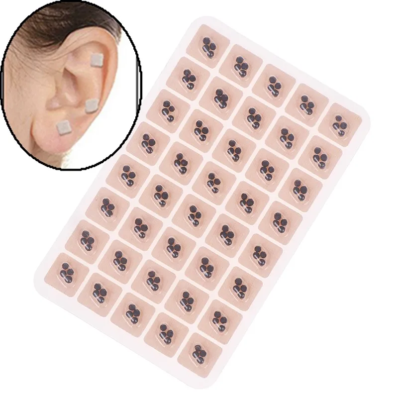 

400 patches Ear Care Seeds Acupuncture Auricular Disposable Ears Stickers Massage Therapy Patch Earing Care Tool Auriculotherapy