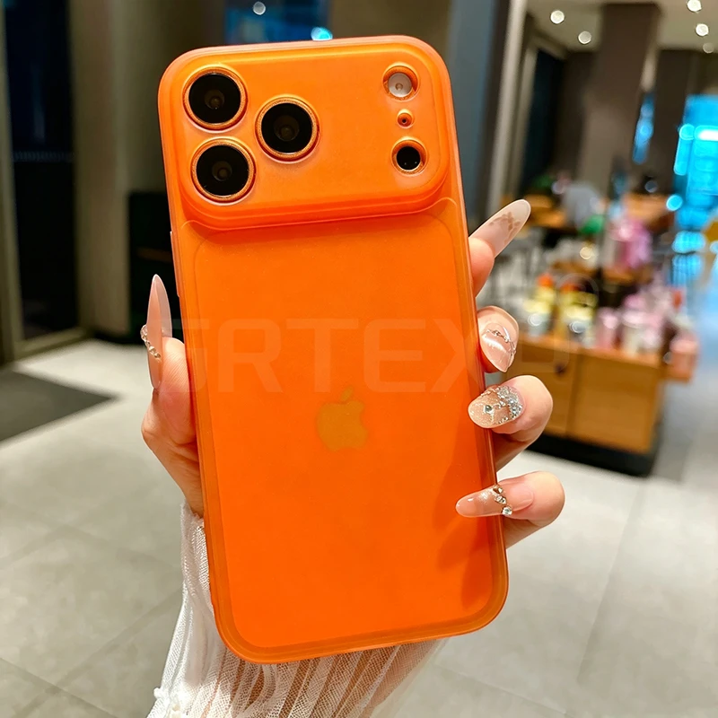

Ultra Thin Matte Clear Soft TPU Case For Apple iPhone 17 Pro Max 16 Pro 15 Plus 14 13 12 Anti-Fingerprint Slim Shockproof Protec