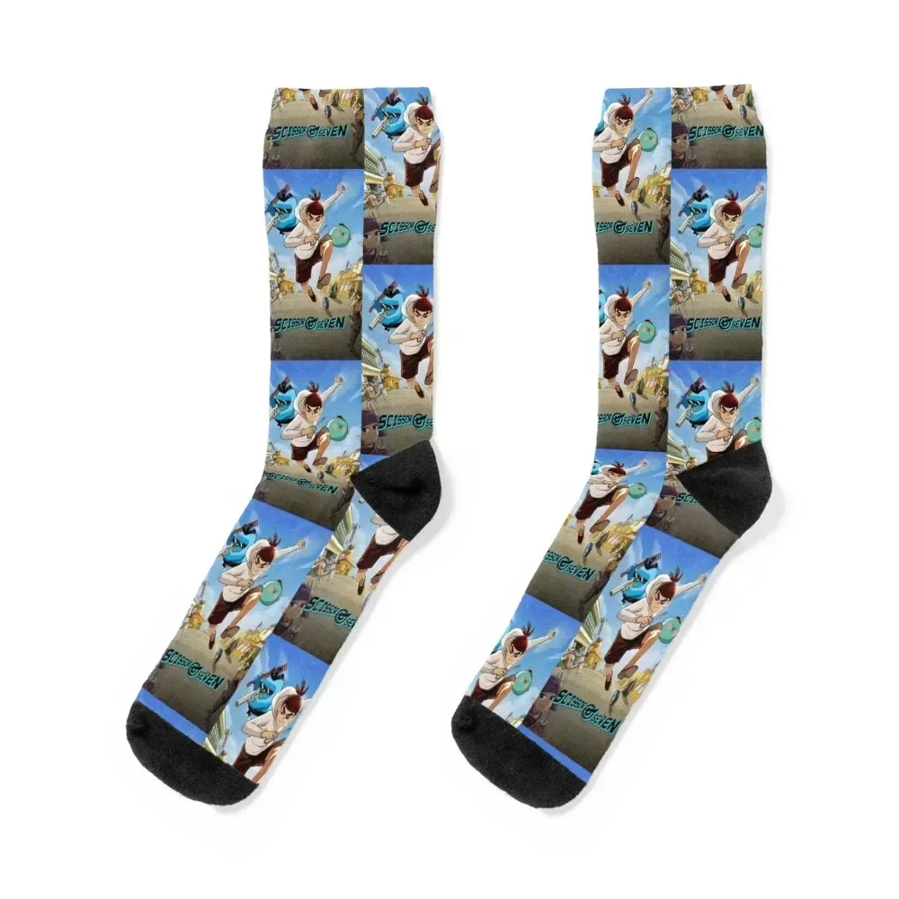 Scissor Seven Socks Sports gym Socks Women Men's