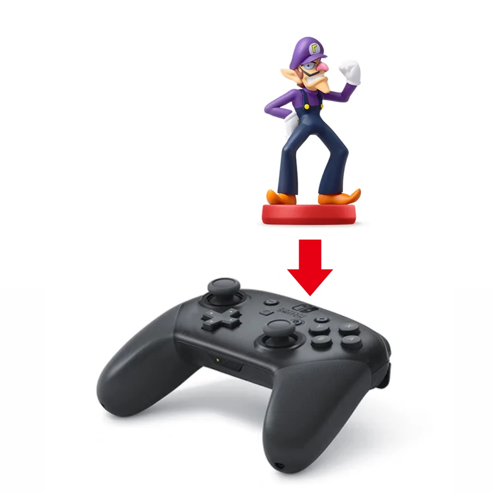 Nintendo Switch Amiibo Waluigi for Nintendo Switch and Nintendo Switch OLED Game Interaction Model Super Mario Party Series