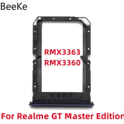 SIM Card Trays For Realme GT Master Edition OPPO RMX3363 RMX3360 SD Card Slot Adapter Micro Port Holder Flex Replacement Parts