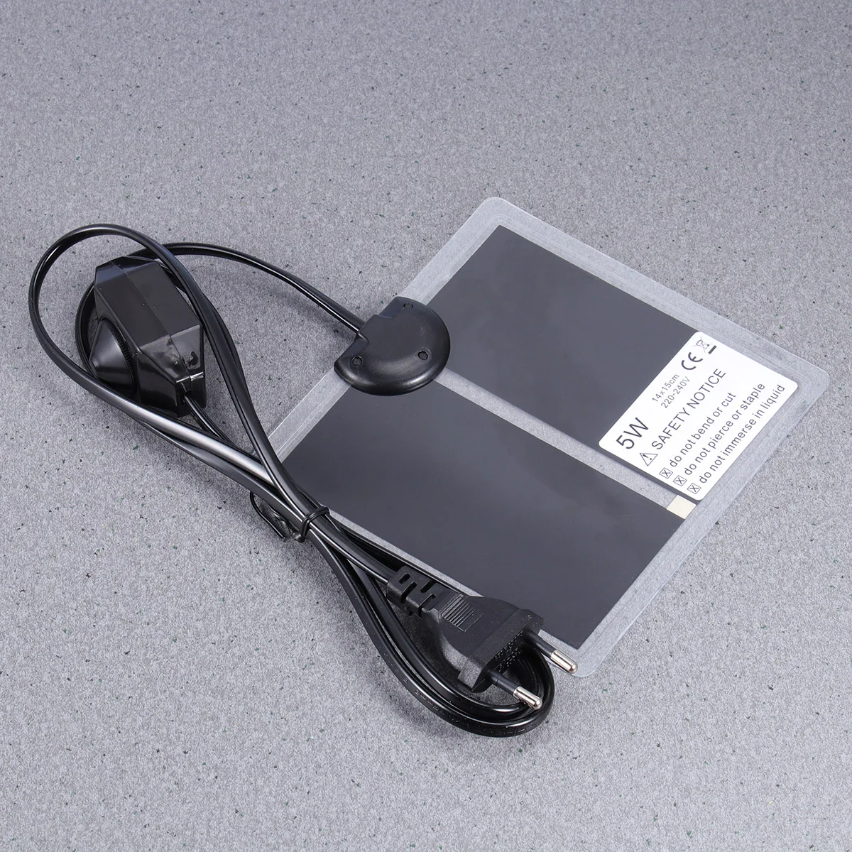 1 pz tappetino riscaldante per animali domestici 5 W tappetino riscaldante per rettili regolabile distribuzione uniforme del calore per tartaruga lucertola serpente rana ragno scorpione