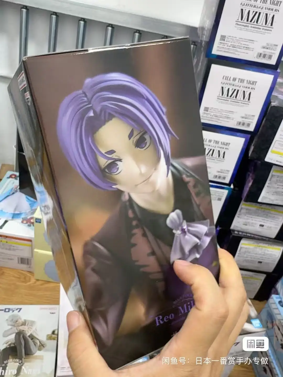 In Stock Bandai Original Banpresto Blue Lock Mikage Reo Action Figure Model Doll Brand New Boxed Anime Characters Garage
