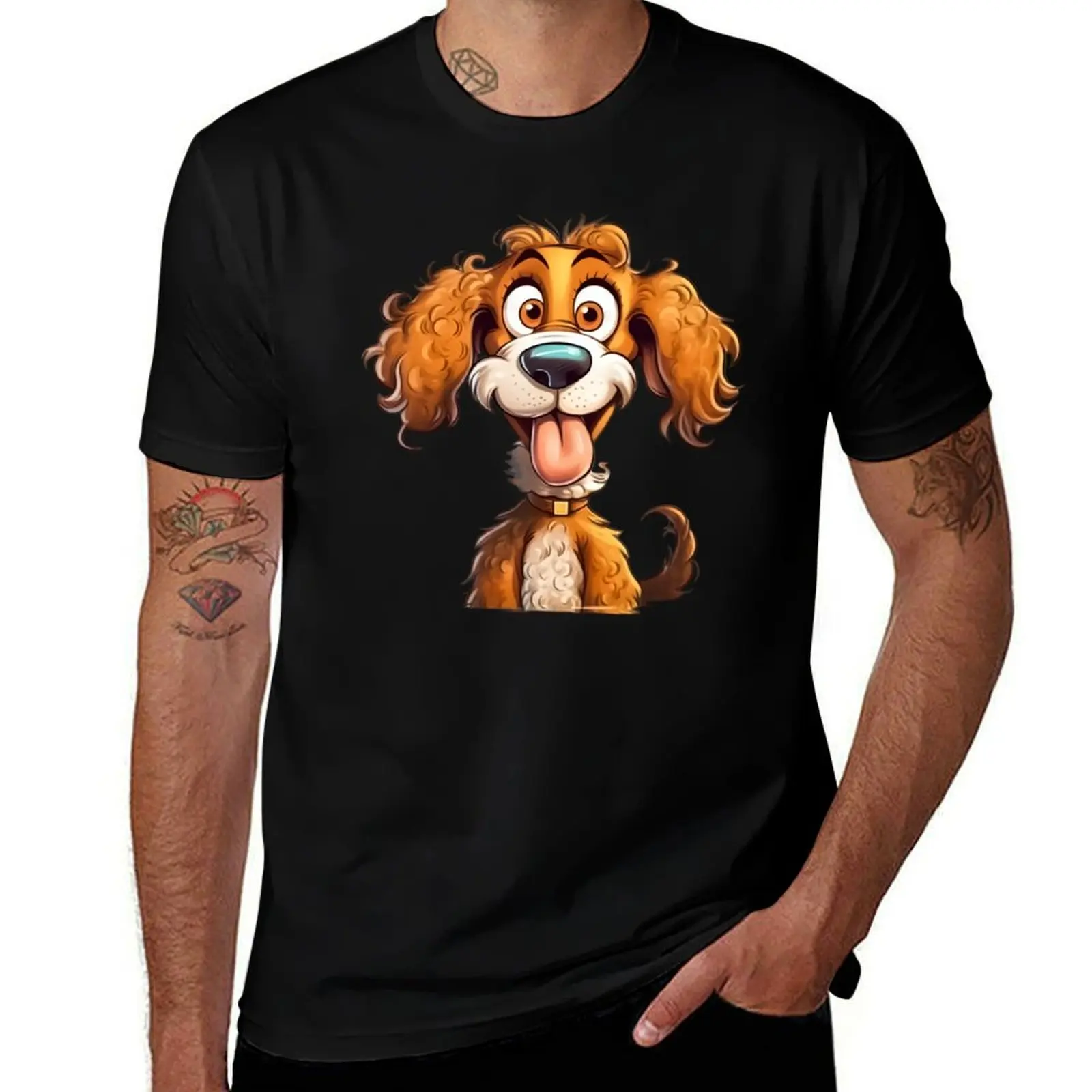 Funny and Cute Dog Mutt T-Shirt man t shirt designer T-Shirt