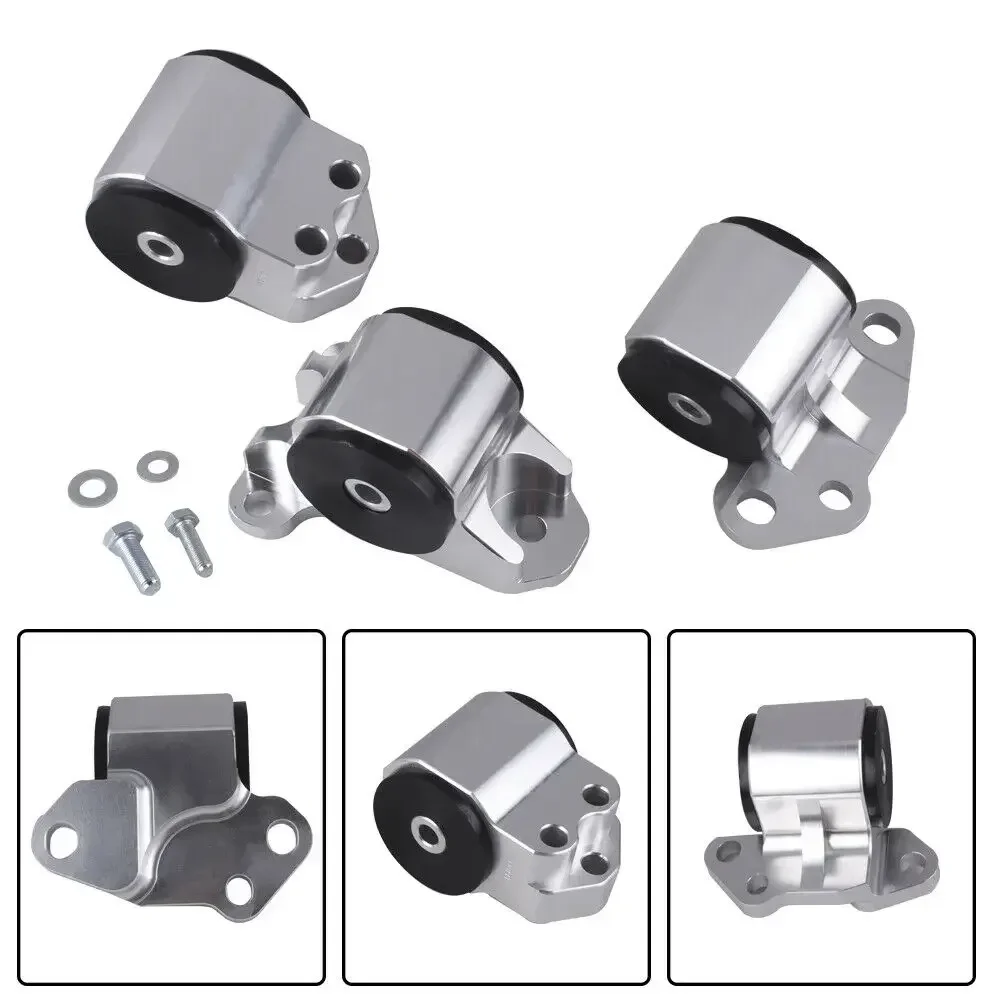 2/3 Hole Bolt Engine Swap Mounts Kit For 92-01 Honda Civic Eg EH/DC D15 D16 B16 B17 B18 Car Retrofit Aluminum Motor Engine Mount