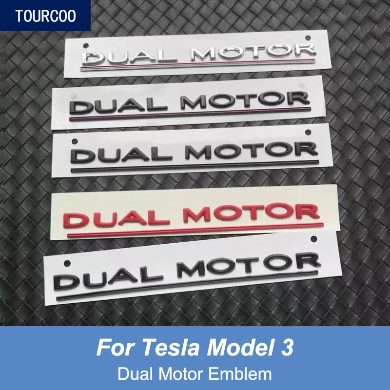 

Аксессуары для Tesla Model 3 3D Dual Motor эмблема наклейка автомобиль Styling