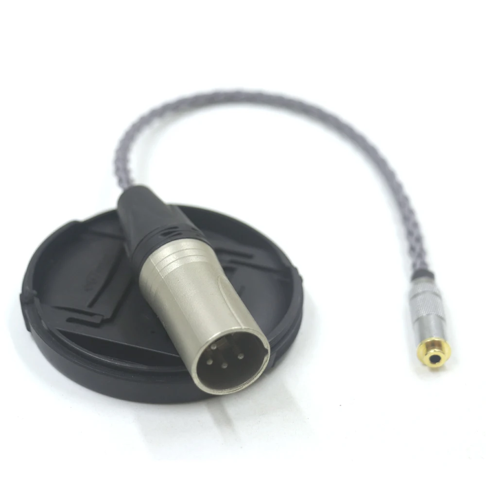 كابل محول صوتي متوازن من XLR من الذكور إلى الإناث ، 7N OCC ، 4Pin ، من من من نوع XLR ، موصل TRRS