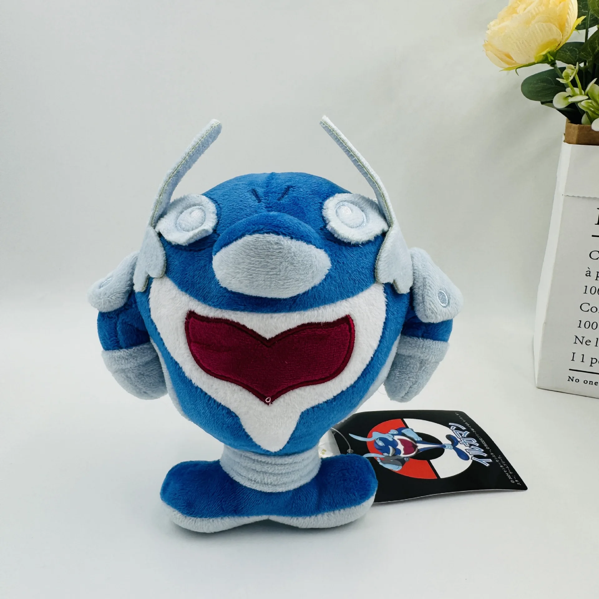 

Плюшевая кукла Pokemon Pikachu Palefin Finisen, 13 см, Barraskewda Dragalge, игрушка Ogerpon Terapagos Tatsugiri Magearna