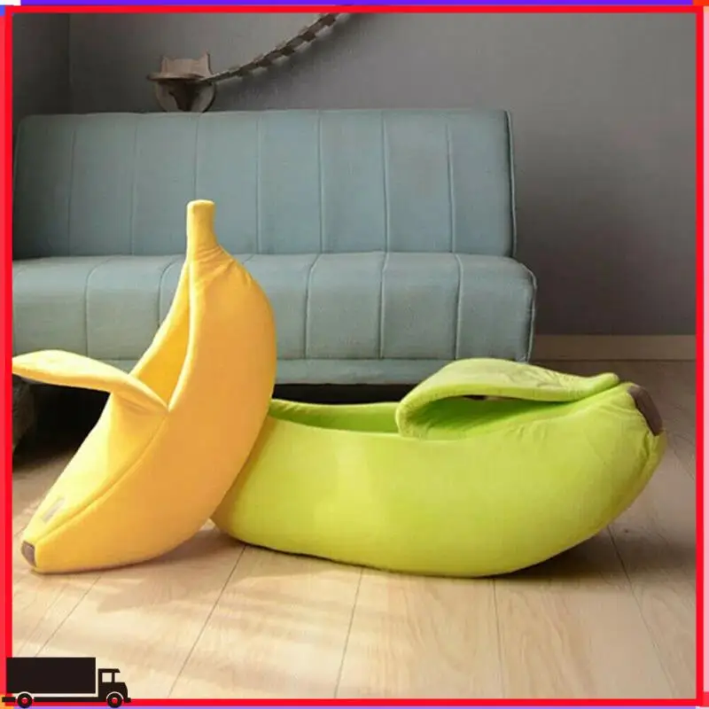 

Premium Bananas Pet House, Cozy Portable Pet House, Dog Mat And Supplies