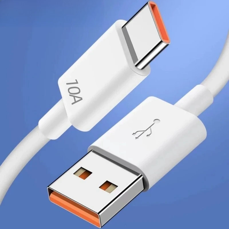 120W 10A USB C Quick Charging Data Cable for iPhone Samsung Xiaomi Huawei Type C Mobile Phone Data Cord Super Fast Charge Cable