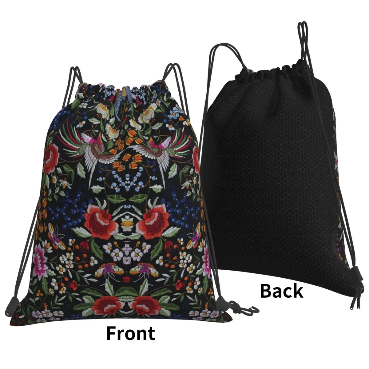 

Испанский фламенко Мантон шаль мотив рюкзаки повседневные сумки на шнурке сумка для мелочей сумки для книг для мужчин и женщин школьные