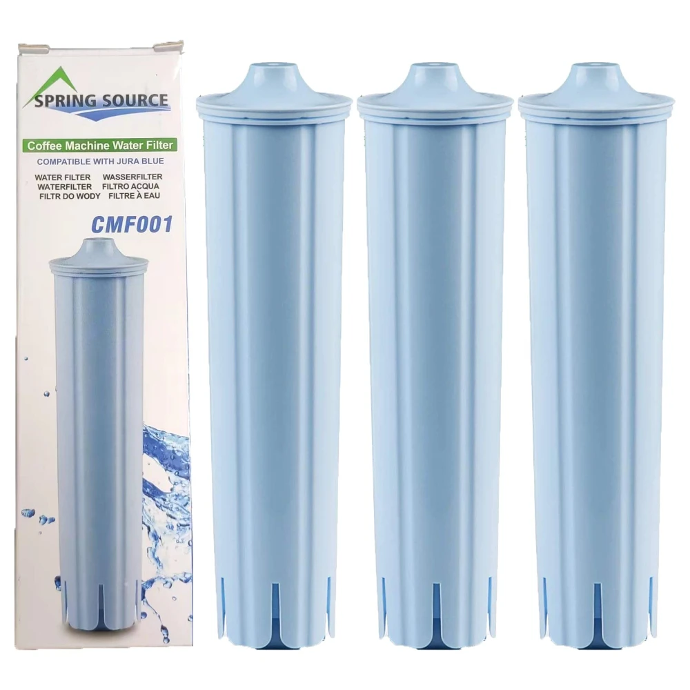 

Spring Source CMF001A Coffee Machine Water Filter Replacement for Jura Clearyl Blue 71445 67879 ENA3 ENA5 J6 J9 J95 C60 C5 C9 F7