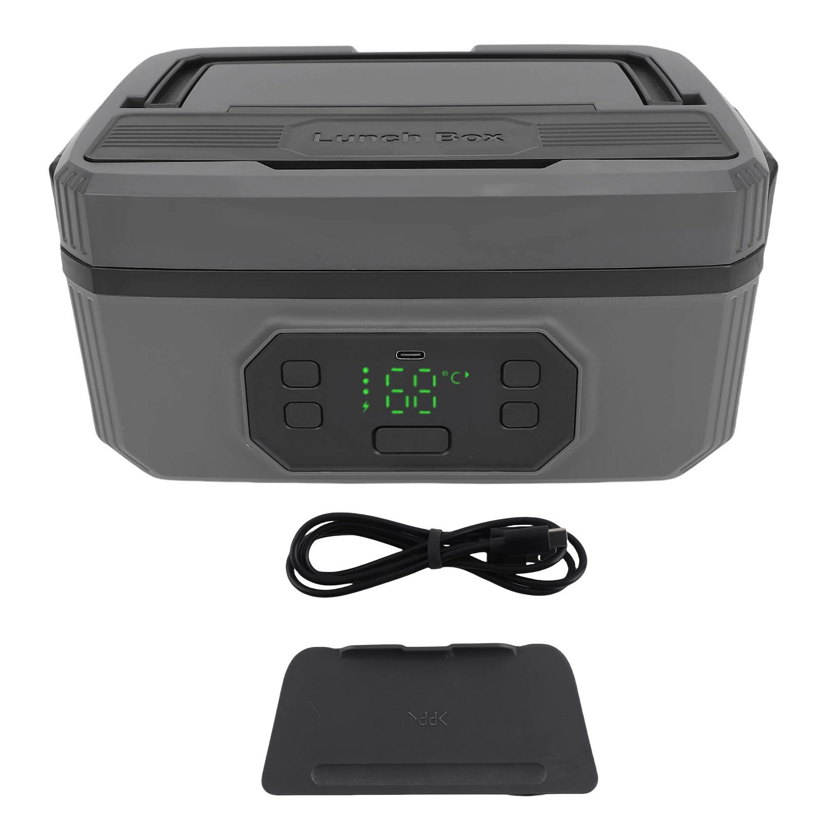 

Portable Wireless Lunch Box Heating Water-free Bento Box Large Capacity Insulated Lunch Box For Travel/Office Lunch Warmer