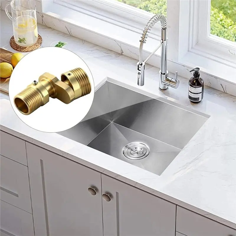 Shower Faucet Adapter 2Pcs Angled Curved Foot Thickened Angle Adjustment Wall Mounted Connecting Accessories For Bathroom-A27R
