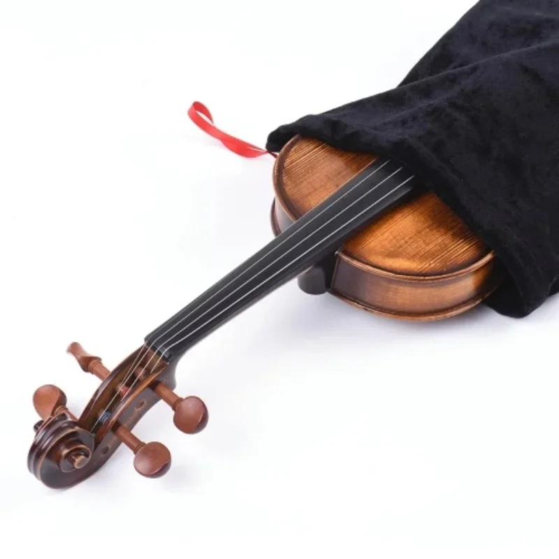 Colorful Acoustic Violin Cover Cotton Flannel  Bag Protect  From Scratches And Dust 4/4 3/4 1/2 1/4 1/8 Fabric o Bags