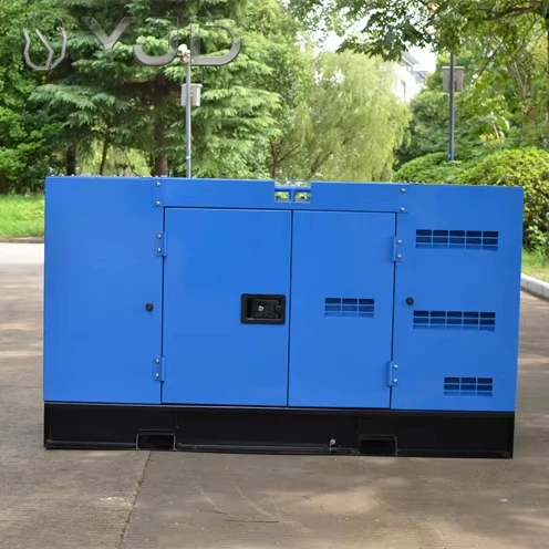 Generador Eléctrico Diésel de 10kw 20kw 30kw 50kw 15kva 20kva 40kva 50kva, Monofásico/Trifásico, Refrigerado por Agua