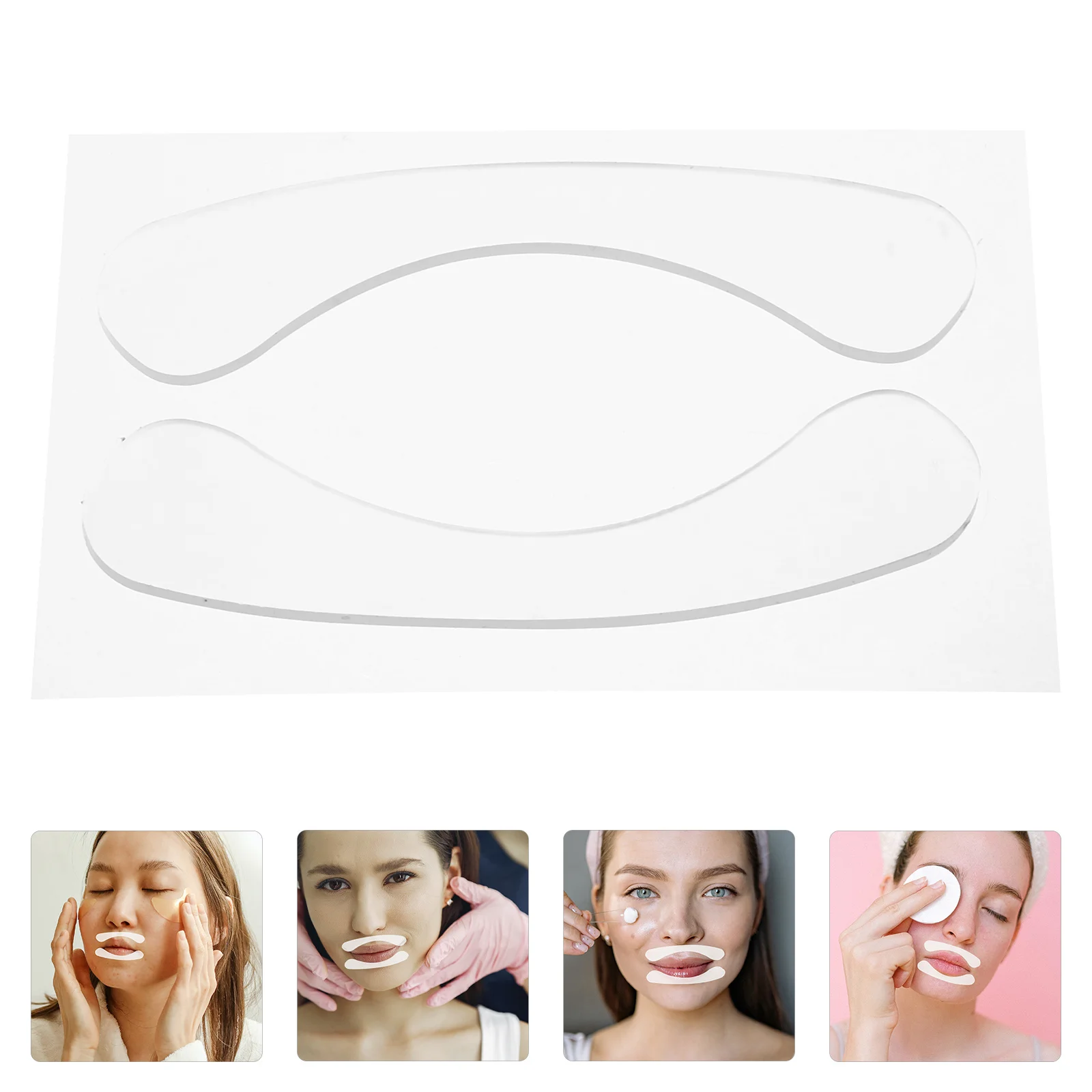 Máscara labial para redução de rugas, efeito iluminador, umidade de longa duração, suavização noturna, plumagem