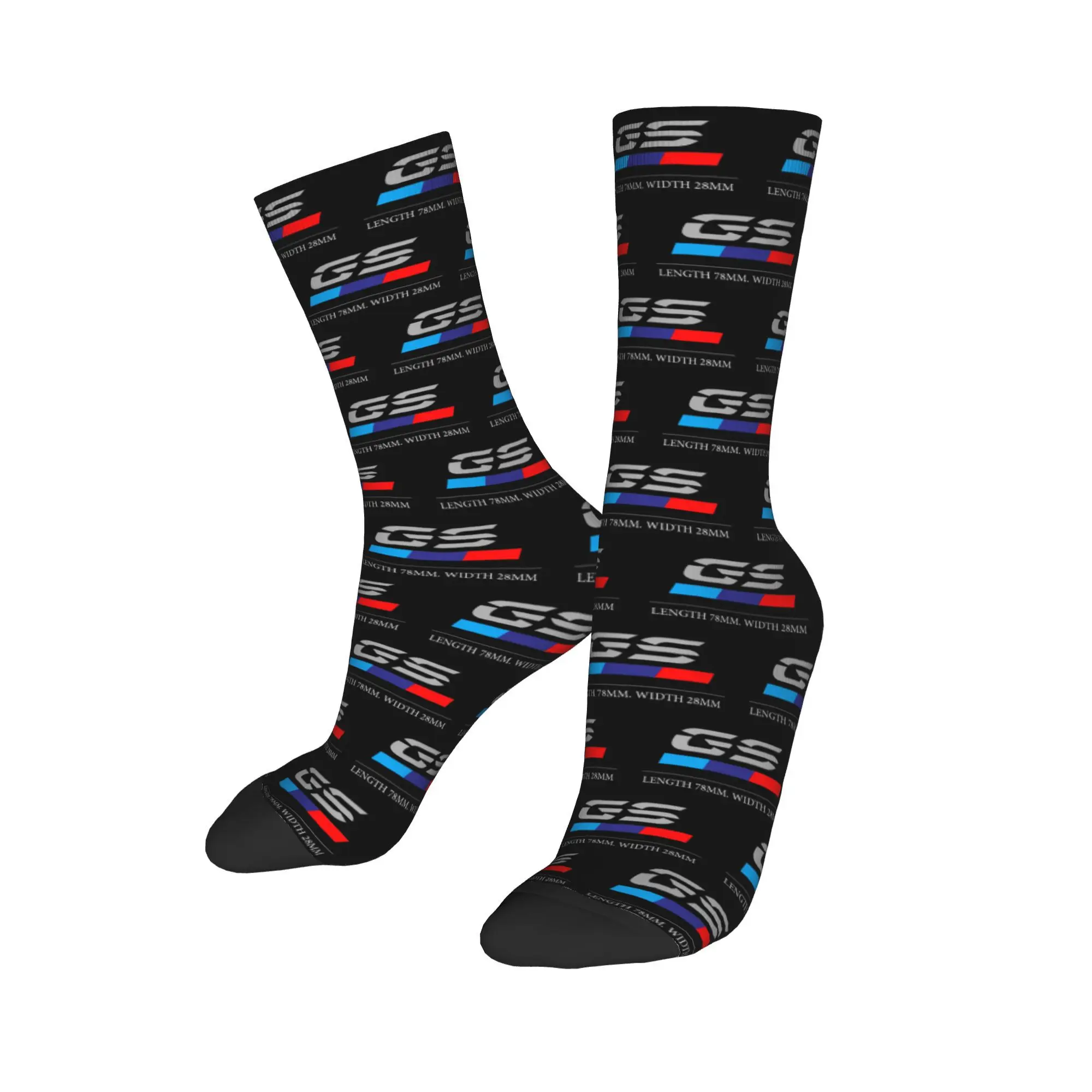 

Custom G-GSES Motor Racing Men's Crew Socks Unisex Kawaii Motorcycle Racing Spring Summer Autumn Winter Dress Socks