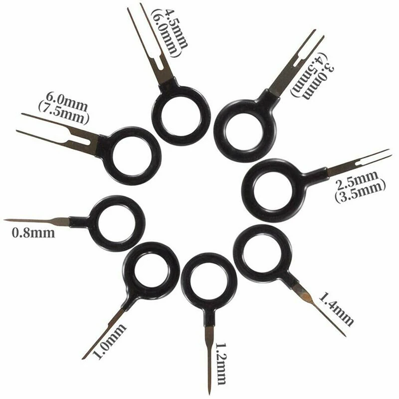 Ferramenta de remoção terminal do carro, Wire Plug Connector Extractor, Extrator de liberação Pin Extractor Kit, Car Plug Repair Tool, 57 Pcs, 70Pcs