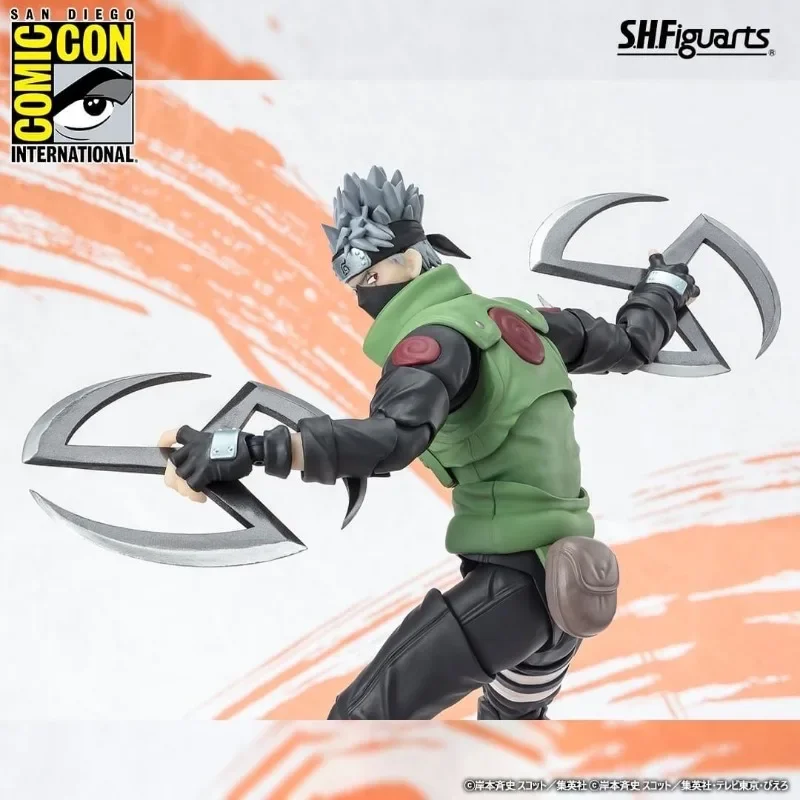 In Stock Bandai S.H.Figuarts SHF SDCC 2024 KAKASHI HATAKE -NARUTOP99 Exclusive Edition Anime Action Figure Gift Figure