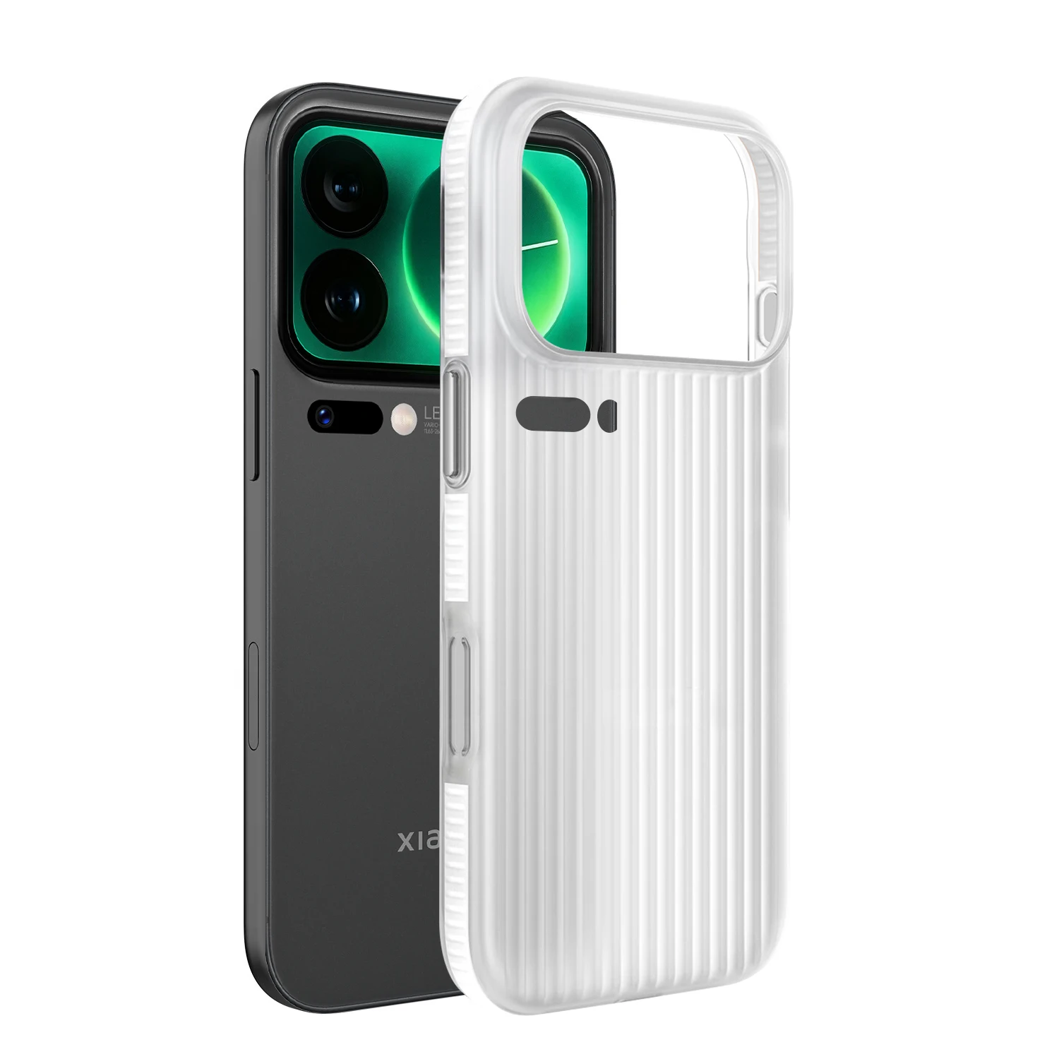 Luxury Grating Magnetic PC Back Phone Cover for Mi Xiaomi 17 Pro Max Wireless Charger Protect Skin-friendly Feel Hard Case Funda