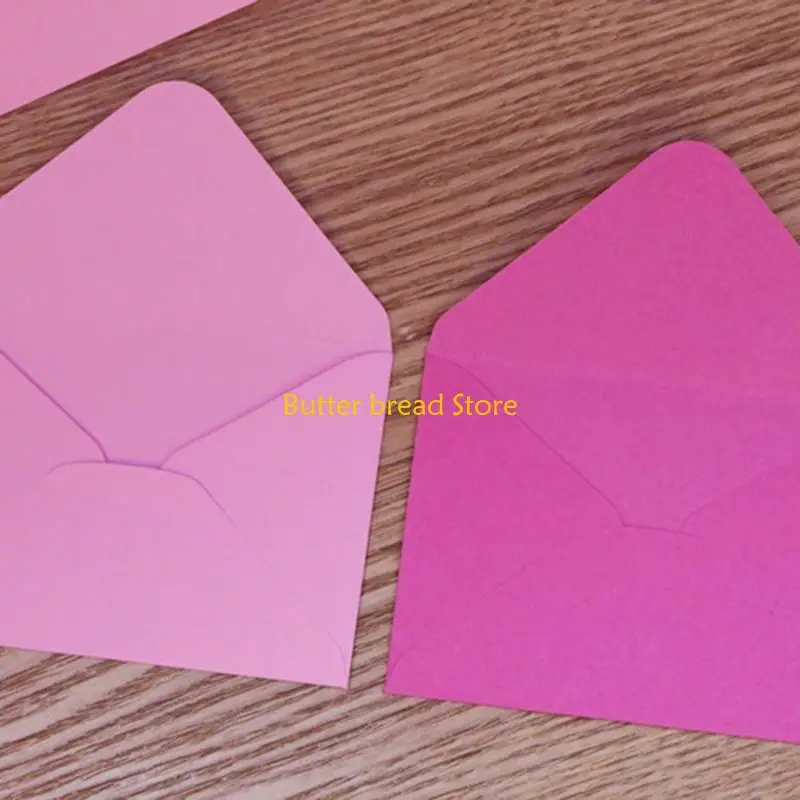 W89C 10 Pieces Colored Mailing Envelope Blank Thank You Cards DIY Envelope for Office Invoices Letters Invitations