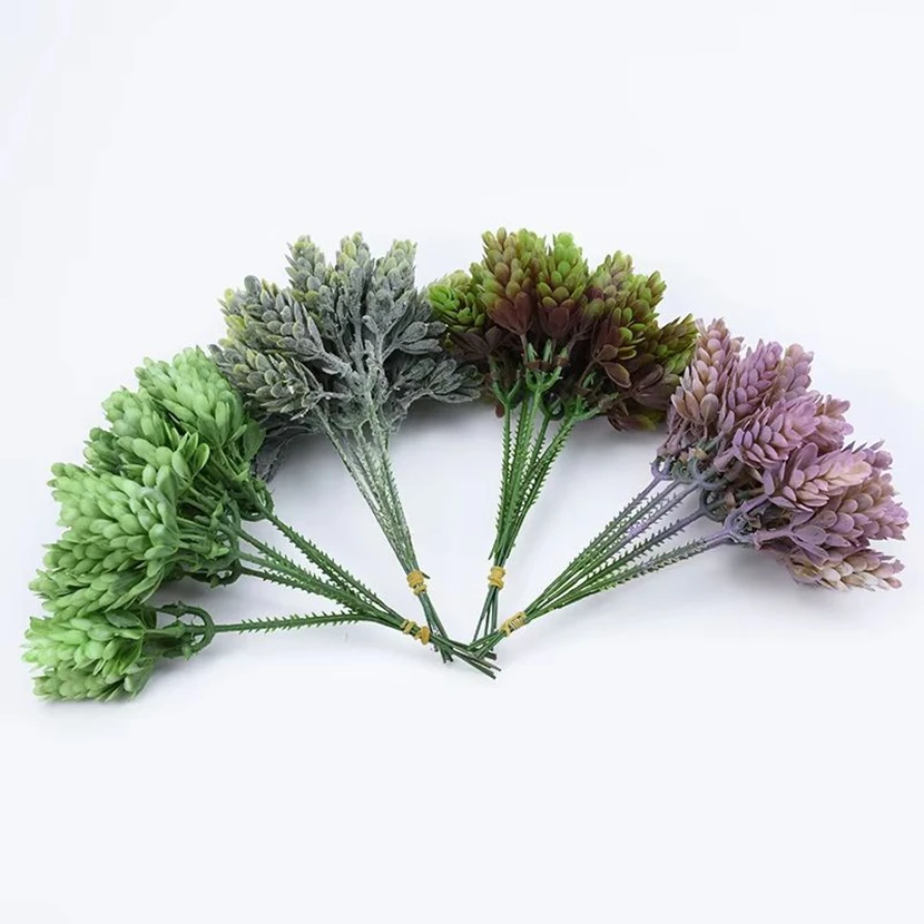 

30 Heads Artificial Plants Festival Room Decorations Home Wedding Brooch Needlework Bridal Accessories Clearance Pineapple Grass