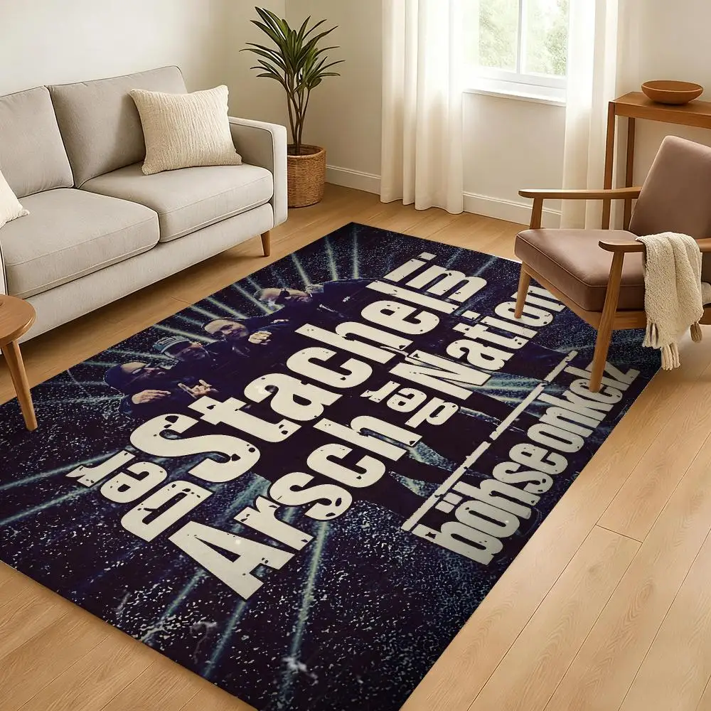 Rock Music Floor Mat Soft Thickened Absorbent Non-Slip Bedroom Living Room Door Mat Home Decor Flannel Rugs