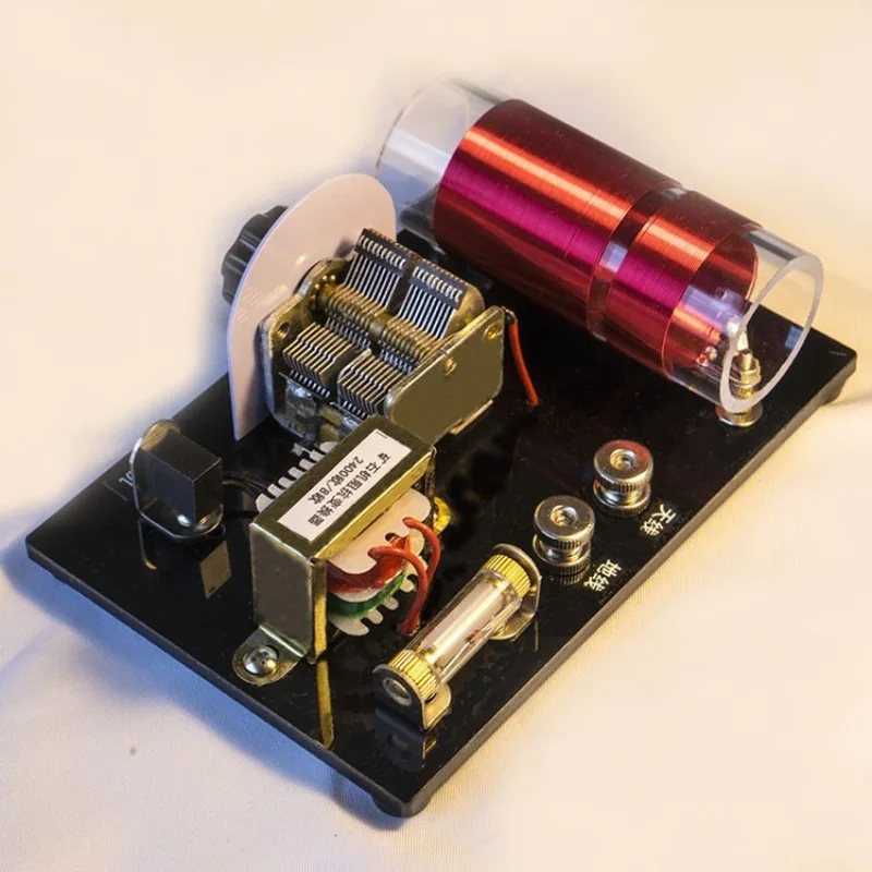 Dual Loop Crystal Radio Kit, Air Variable Capacitor Diode Detector Impedance Transformer