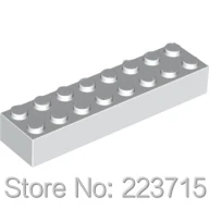 *Brick 2x8* DIY enlighten block brick part No.3007 ,20pcs Compatible With Other Assembles Particles