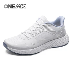 Onemix Mode Unisex Sneakers Voor Mannen Zomer Ademend Mesh Mannelijke Comfortabel Licht Zachte Outdoor Tennis Heren Sportschoenen