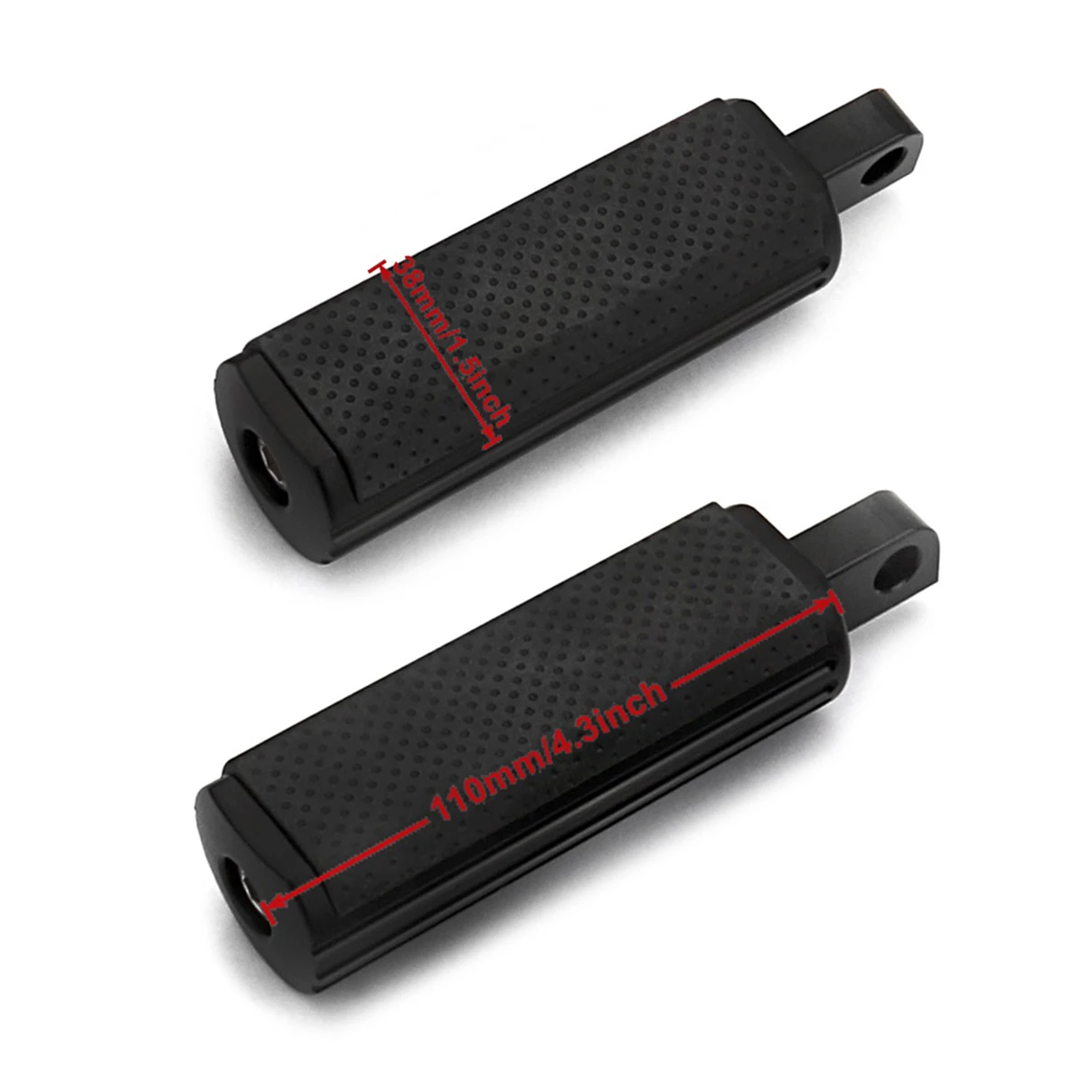 

For harley front passenger footpegs Defiance sportster Footrest softail dyna street bob fatboy sportster FLHX FLTR glide