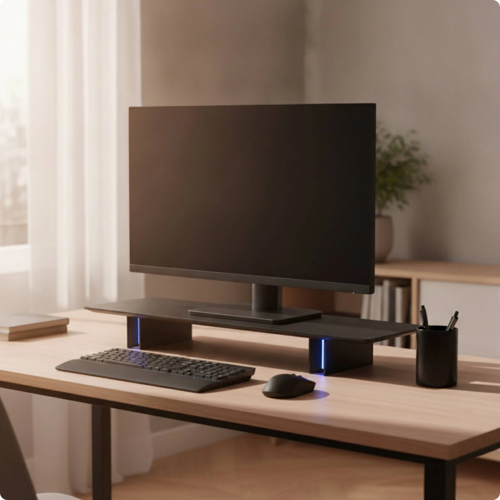Rehausseur d'écran en bois mas - Monitor Riser Wood avis et prix