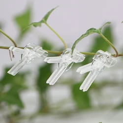 토모토 가지 야채 접목 클립, 접목 클램프, 정원 식물 모종 도구, 투명 플라스틱 조인트, 15x30mm, 30 개, 50 개
