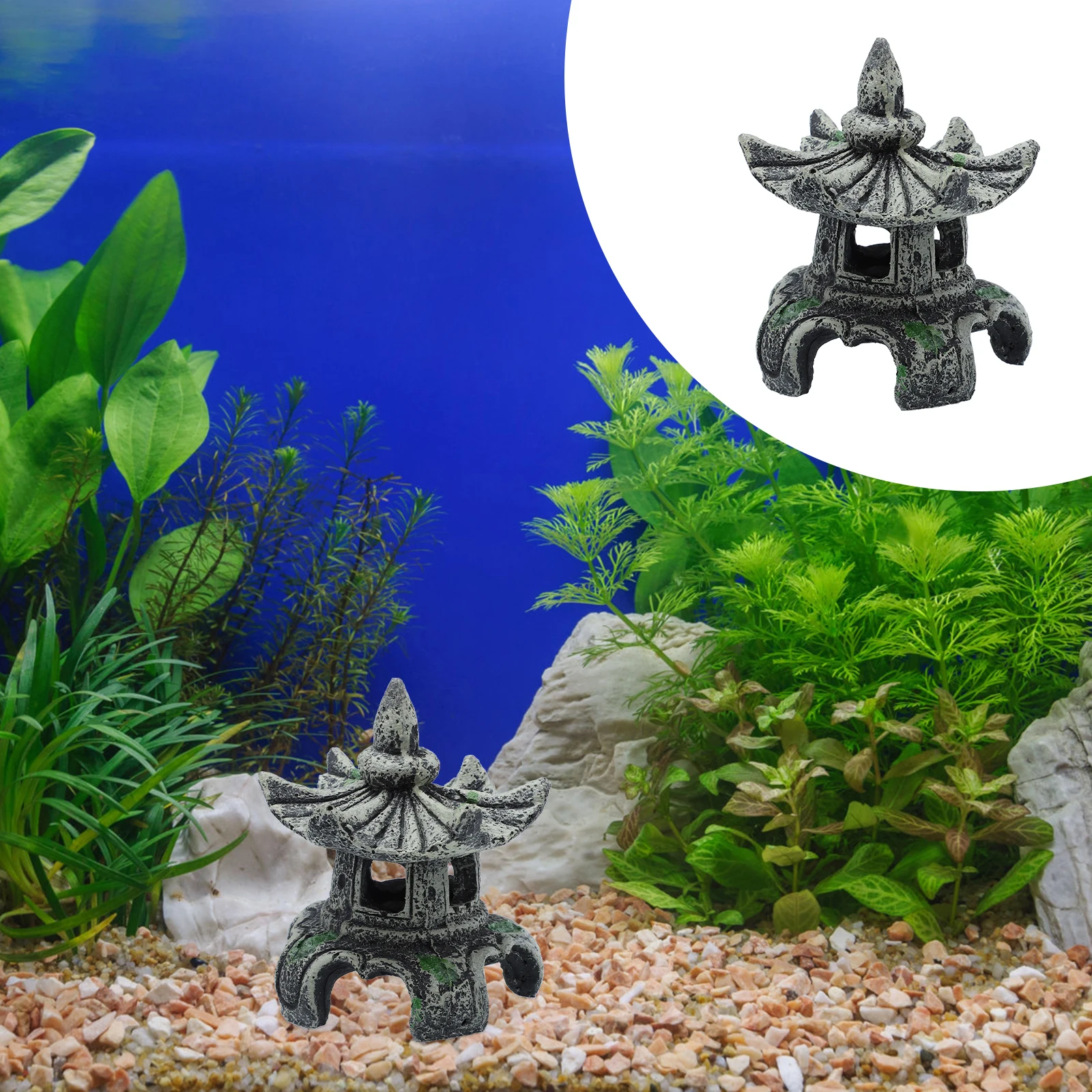 1 قطعة النمط الصيني بونساي الراتنج زخرفة لخزان الأسماك ديكور واقعية محاكاة حوض السمك الجبلي المناظر الطبيعية الزينة