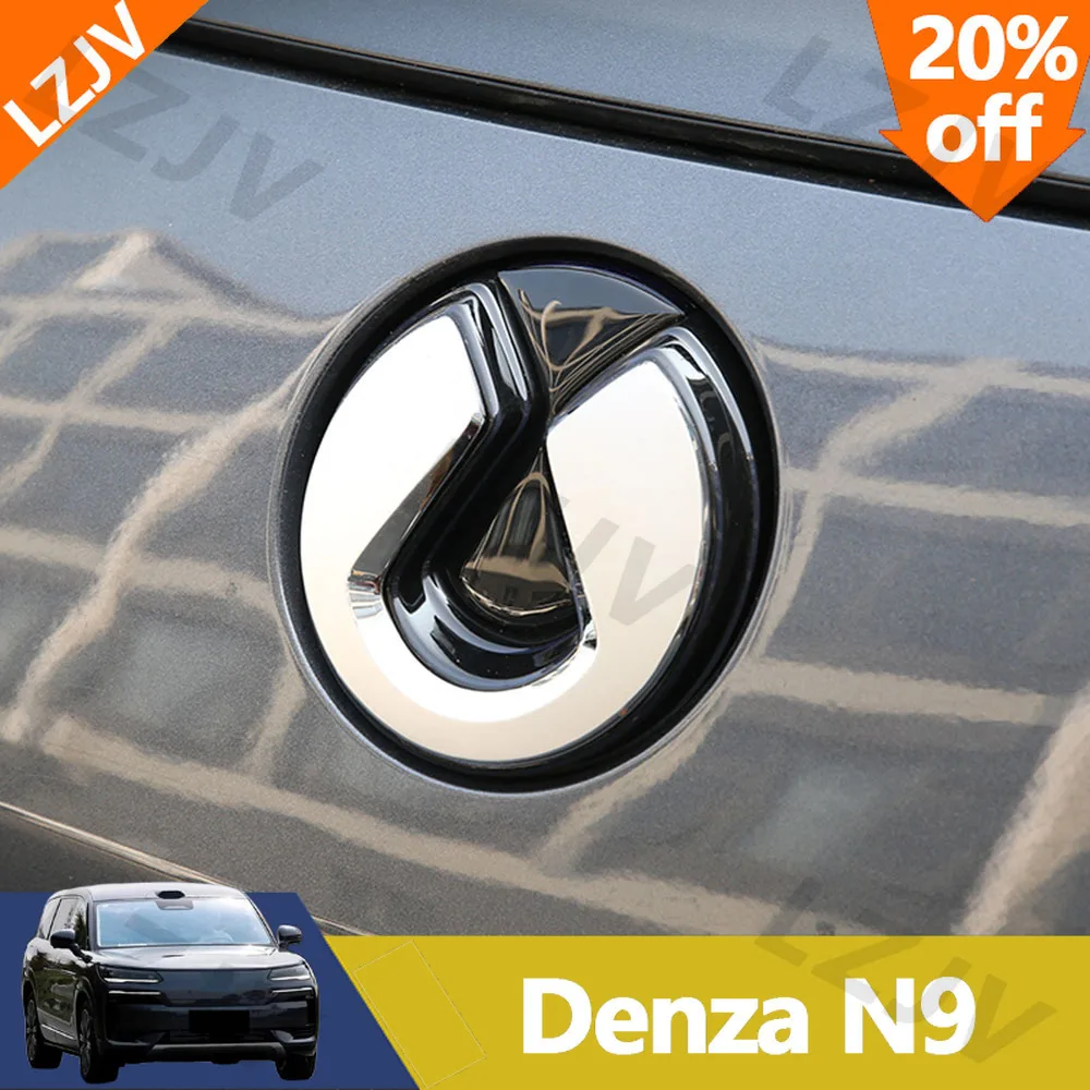NEW For Denza N9 Drip Glue Car Emblem Decoration Sticker Black Warrior Modification Supplies Covered Covered Waterproof And Dur