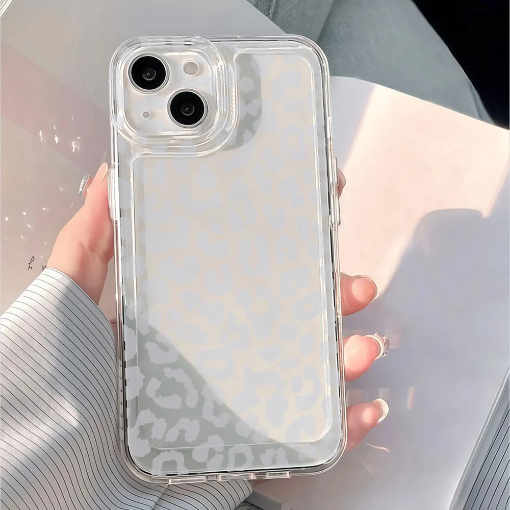 Y2K Style Leopard Ins Phone Case For Samsung Galaxy S26 S24 S25 S23 S21 S22 Note 20 Ultra Plus A56 A36 A54 A55 A53 A35 A26 Cover