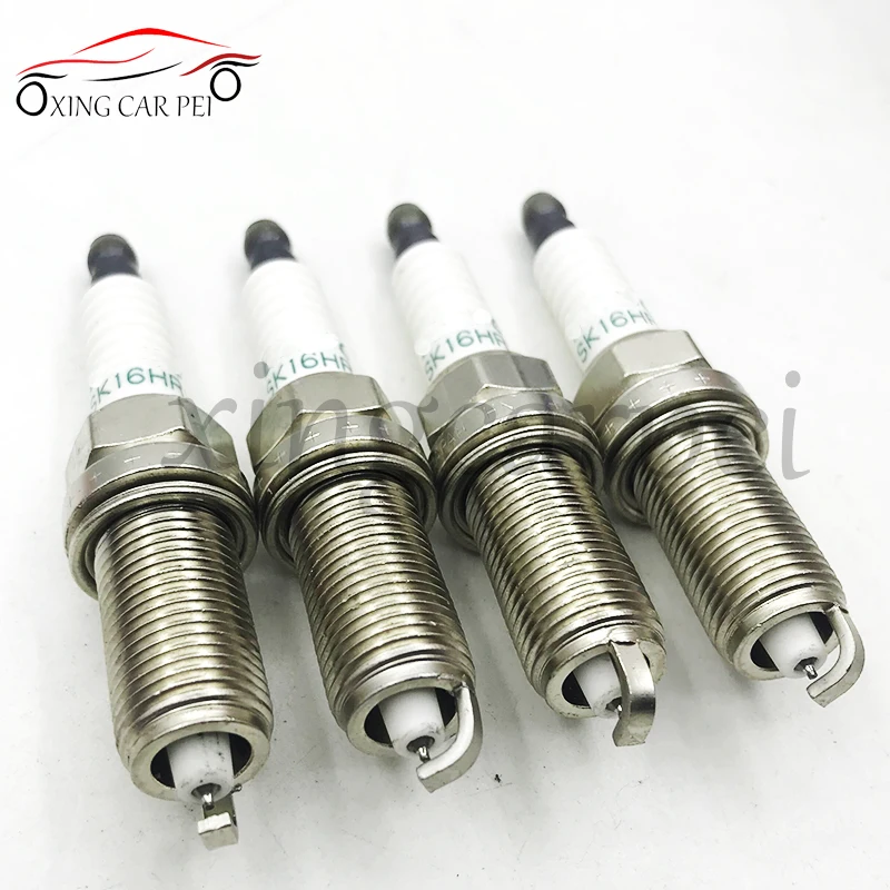 4pcs SK16HR11 90919-01233 Iridium Spark Plug For Toyota Camry Highlander RAV4 Scion 9091901233 3417SK16HR-11