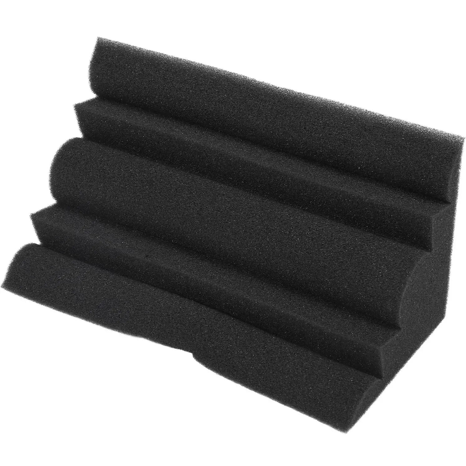 4 Pcs Corner Bass Trap Acoustic Panel Studio Sound Absorption Foam 12*12*24cm