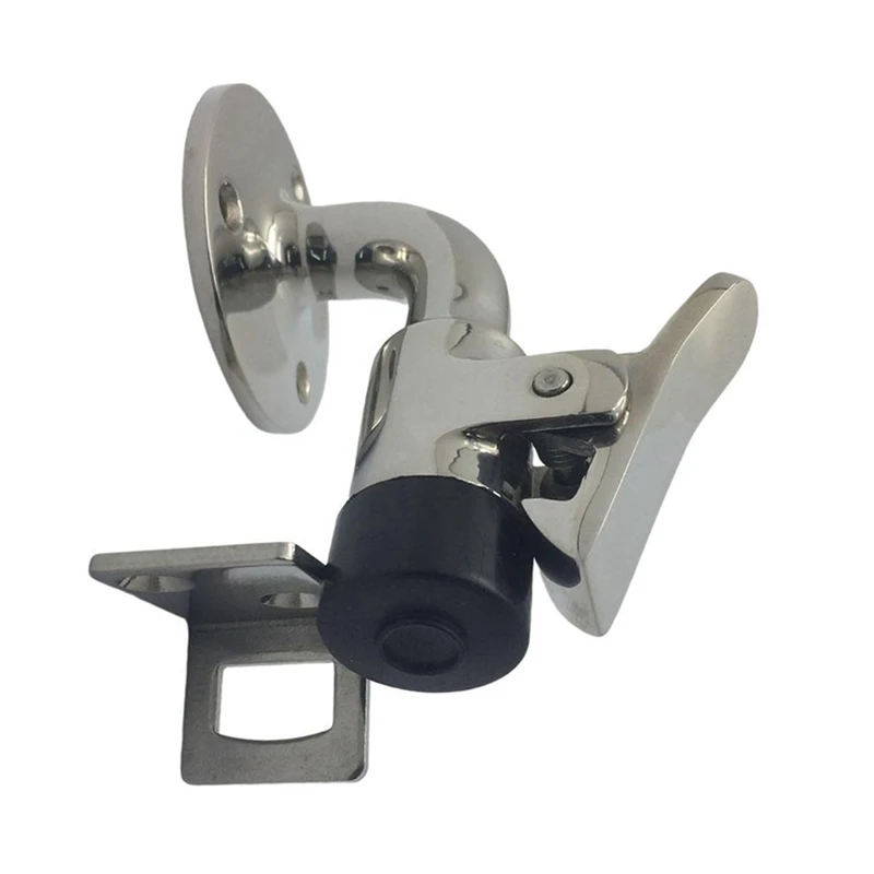 Super Sale Door Stop and Catch 90 Degree 316 Stainless Steel Polished