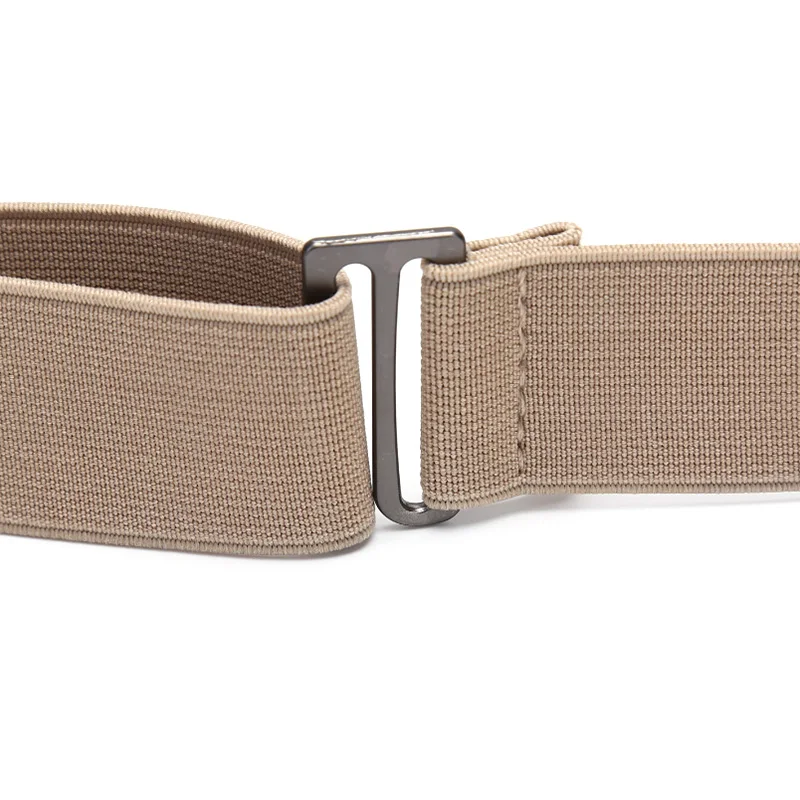 New Waistband Invisible Buckle Plastic Comfortable Elastic Women Men Adjustable No Show Web Belt For Jeans_maomaolike.com