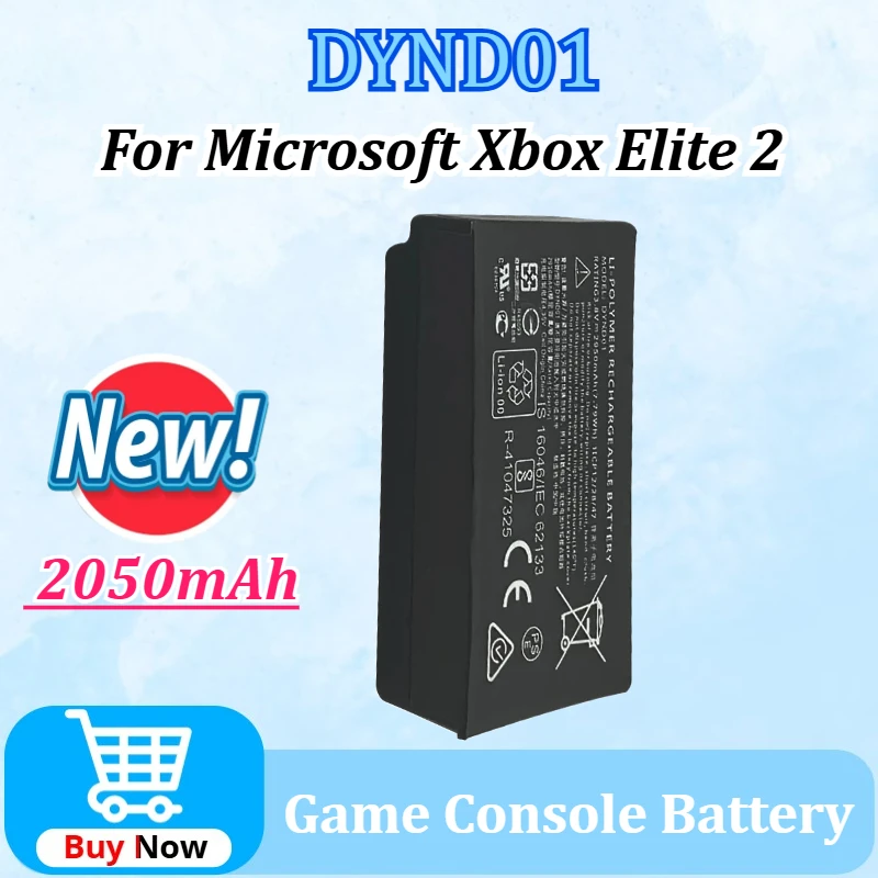 

DYND01 3.8V 2050mAh Battery for Microsoft Xbox Elite 2 Series 1797 Newly upgraded Replacement Game Console Controller Battery