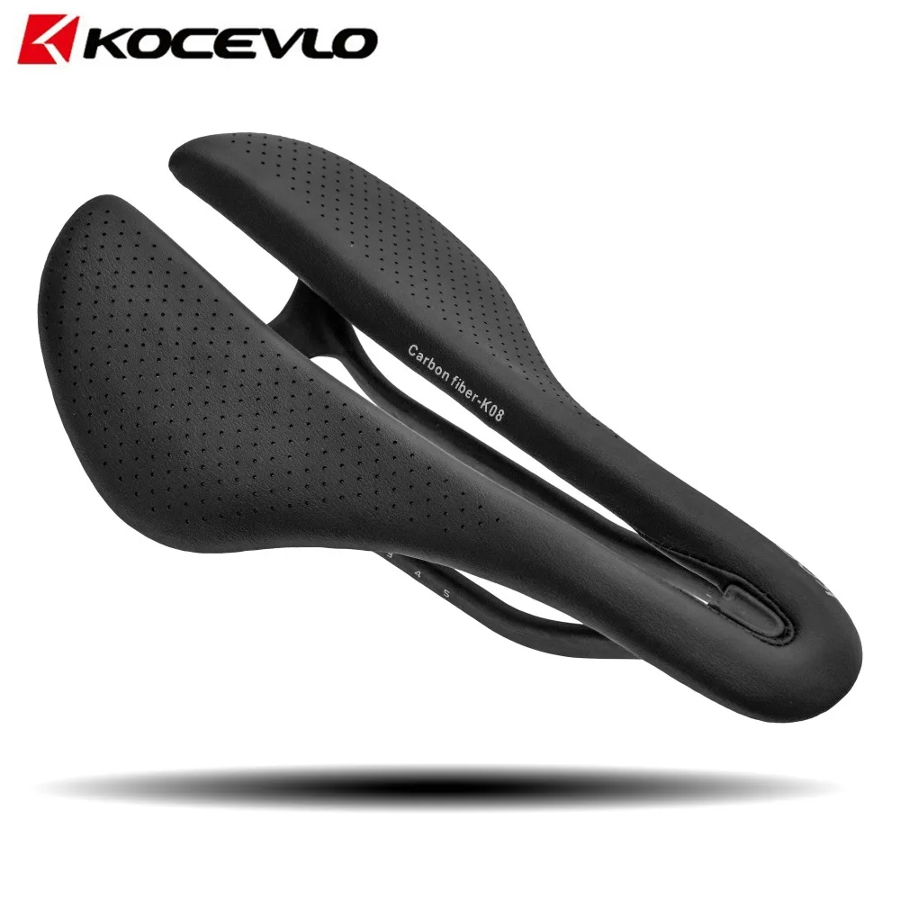 AliExpress kocevlo Kocevlo Bicycle Saddle Ultralight Carbon Fiber Hollow Comfortable Breathable MTB Gravel Road Bike Cycling Seat Parts