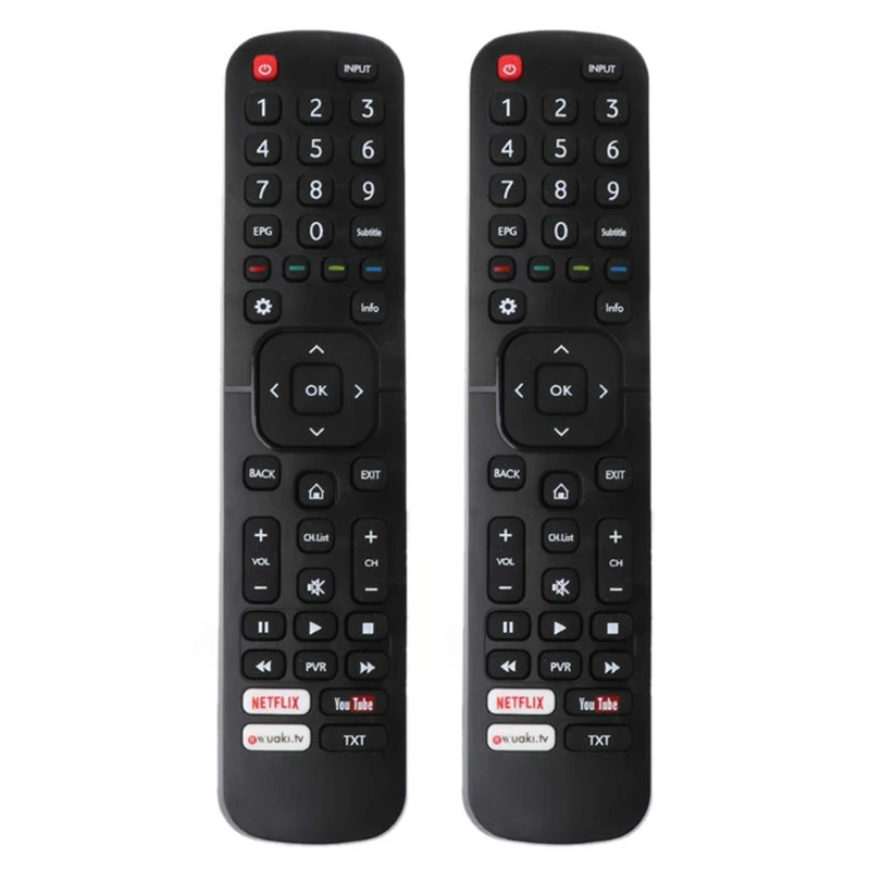 2X Беспроводной сменный пульт дистанционного управления HD Smart Tv En2x27hs для Hisense Smart Tv En2x27hs H65M5500 43K300uwts0100