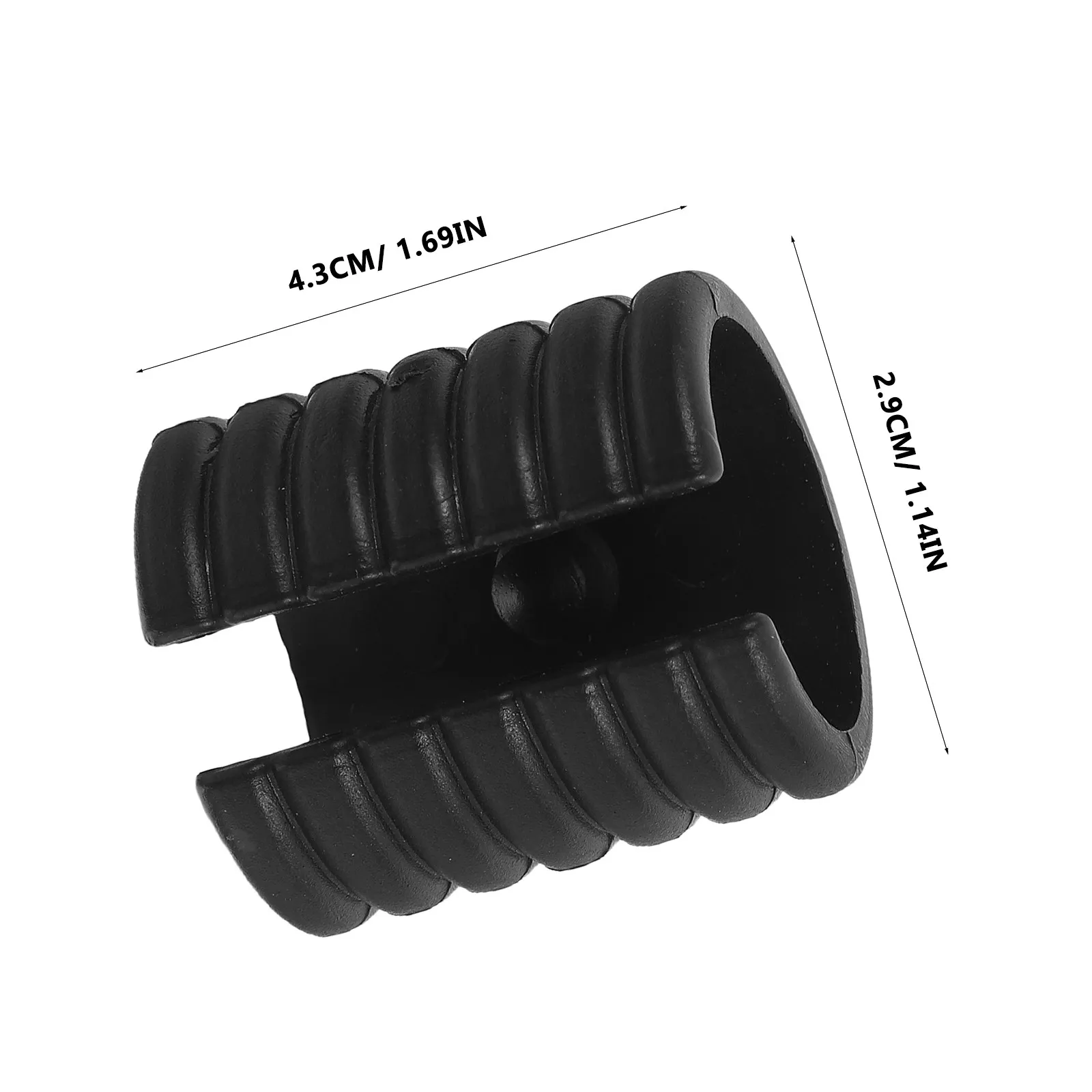 4Pcs Plastic Chair Leg Caps U-Shape Nonslip Replacement Foot Pads Outdoor Beach Camping Furniture Tube Pipe Floor Protectors