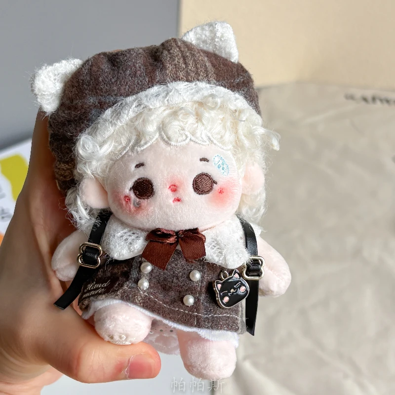 

Meow Meow College плюшевая кукла, одежда, аксессуары для 10 см Kpop Exo Labubu I II Idol Dolls, праздничная серия, одежда в подарок