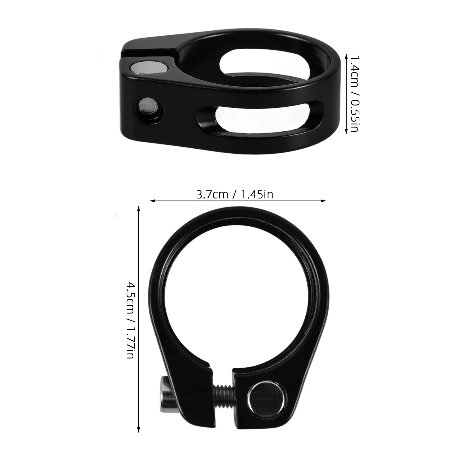 Aluminum Alloy Seat Post Clamp Bolt Type For Folding Bike Road Bicycle Seatpost Tube Clip Bike Supplies