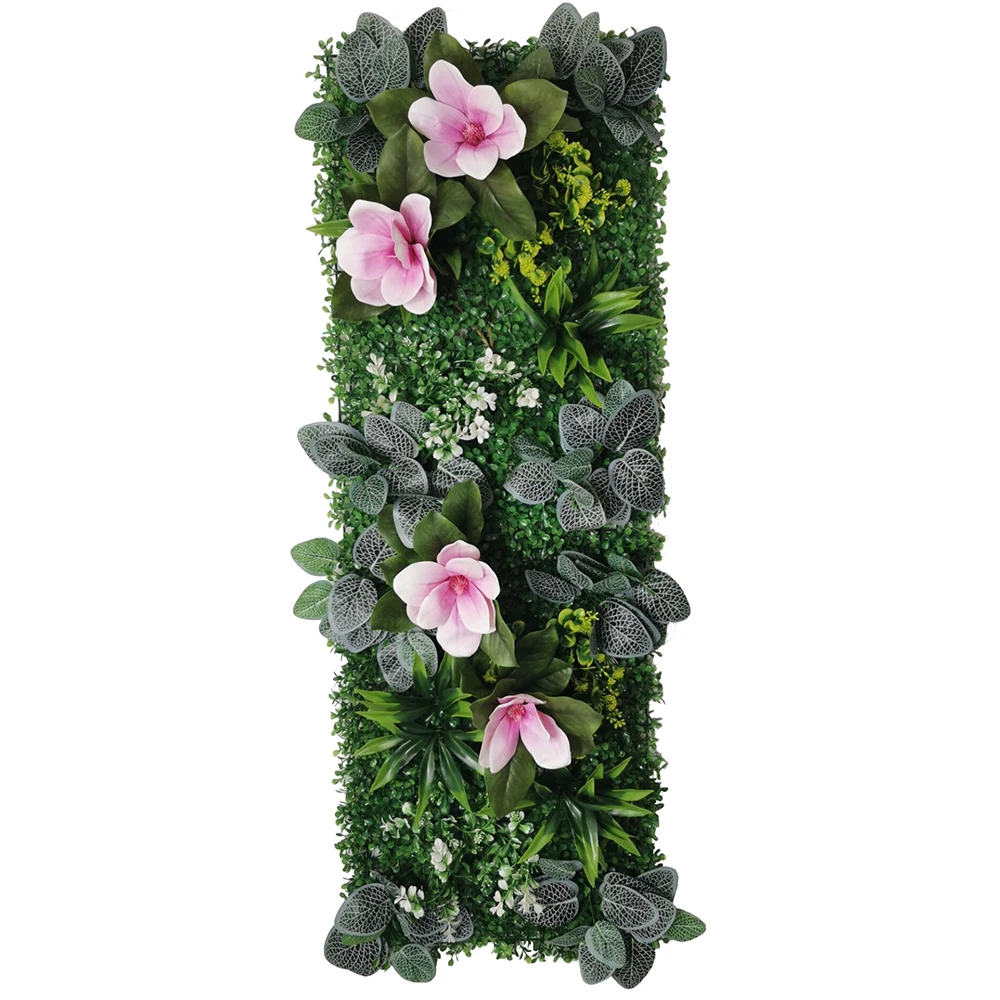 40x120cm Artificial Plant Green Wall Landscape Home Garden Jungle Decor Fake Plants Plastic Lawn Wall Panels Garden Fence Decora