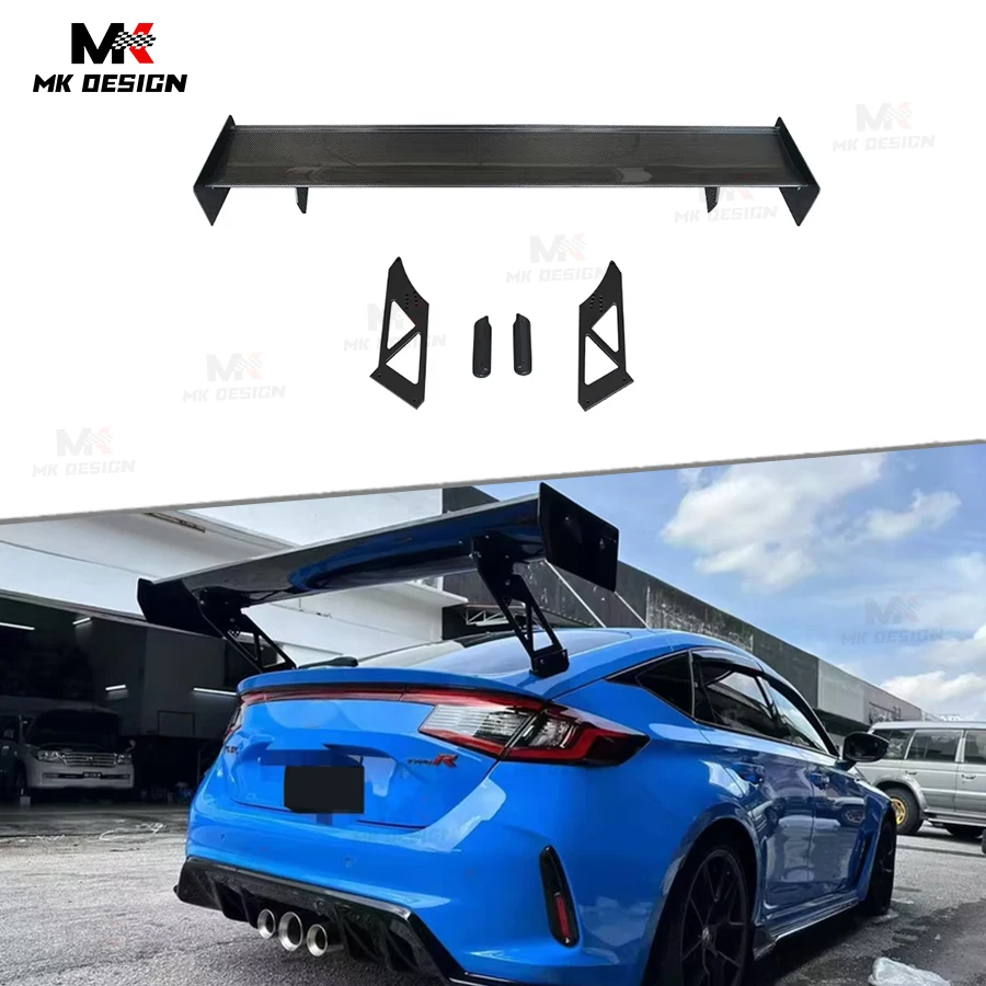 

Carbon Fiber APR Style Rear Wing for Honda Civic 11th Gen Type R FL5 2022-IN Rear Trunk Spoiler Boot Wing Car Accessories